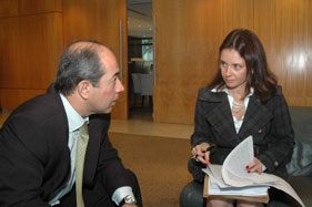 Marcello Jorge Pellegrina e Patricia Ferraz (Foto: Julio Vilela)
