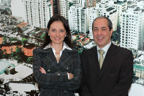 Patricia Ferraz e Marcello Pellegrina (Foto: Julio Vilela)