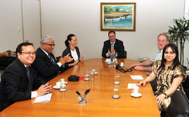 Mrcio Kaziura, Flauzilino A. dos Santos, Patricia Ferraz, Eduardo Fagundes, Srgio Jacomino e Mara Reinauer