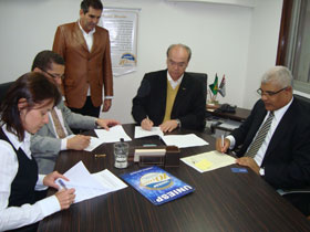 Patricia Ferraz, Ubiratan Pereira Guimares, Jos Fernando Pinto da Costa e Flauzilino Arajo dos Santos