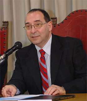 Lus Paulo Aliende Ribeiro, Dilogos Luso-brasileiros, USP. (Foto: C. Petelinkar)