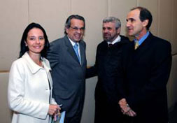 Patricia Ferraz, Lair Krahenbuhl, José Américo Dias e João Crestana