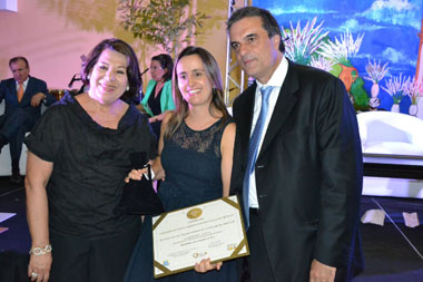Ministra Eliana Calmon (STJ); a titular do Registro Civil das Pessoas Naturais de So Mateus, Daniela Silva Mrz; e o ministro da Justia, Jos Eduardo Martins Cardozo.
